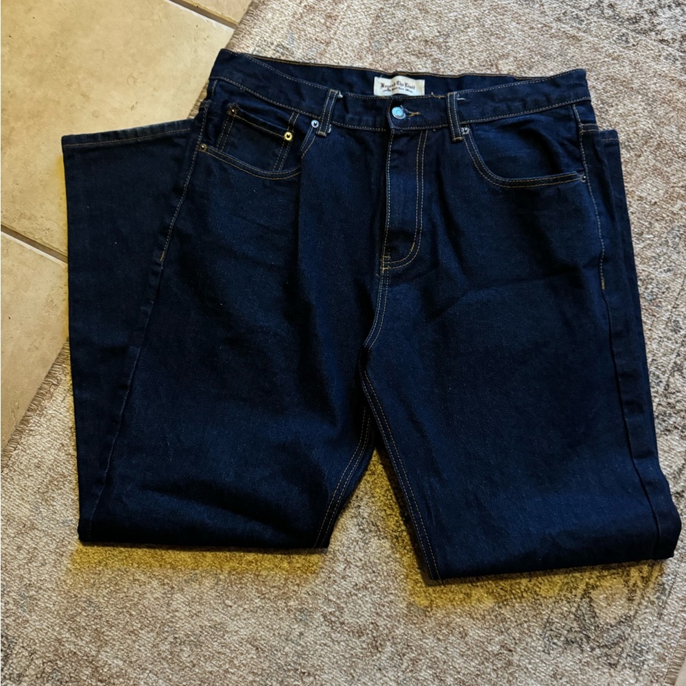 Beyond the Limit Men's Dark Blue Jeans